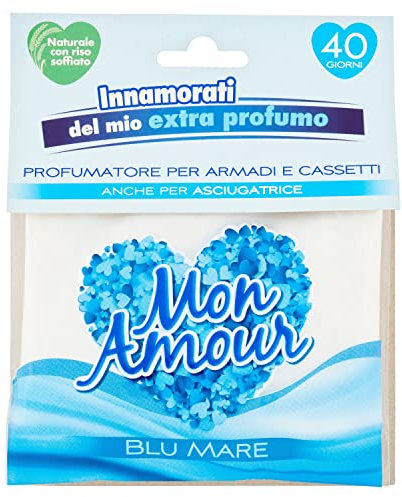 Felce Azzurra Mon Amour Duftspender für Schränke und Schubladen, Meeresblau, extra Duft, 1 Beutel x 20 g