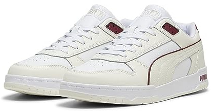 Puma Unisex Adults Rbd Game Low Sneakers, Warm White-Puma White-Team Regal Red-Puma Gold, 7 UK