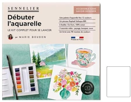 Sennelier Peinture Aquarelle - Marie Boudon set decouverte et 1 cartes