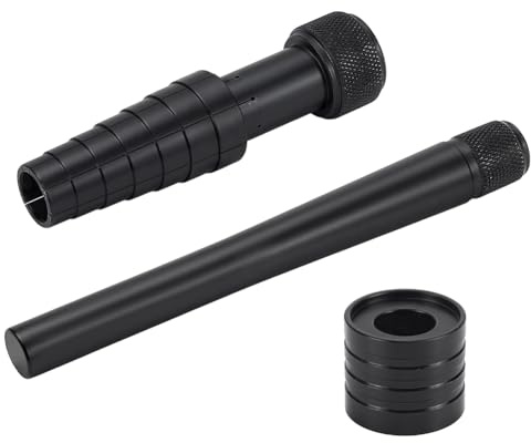 UNICRAFTALE 1 Mandril de extensión negro para anillos, ajustador de tamaño, herramienta de formación, herramienta de cambio de tamaño para fabricación y torneado de joyas