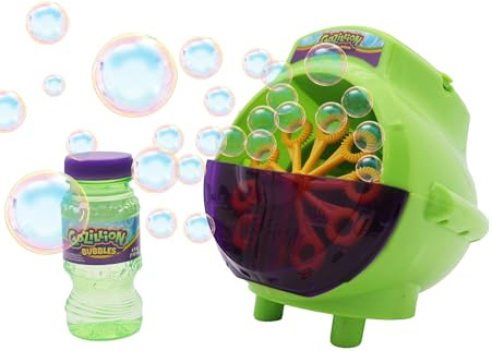 Gazillion Bubbles, Hurricane Bubble Making Machine - Portable Bubble Maker - Instant Bubble Creation - Outdoor Toy for Kids - 4 oz. Bubble Solution Included - Ages 3+