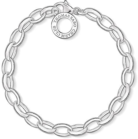 Thomas Sabo Damen Charm-Armband Classic Charm Club 925 Sterling Silber X0032-001-12