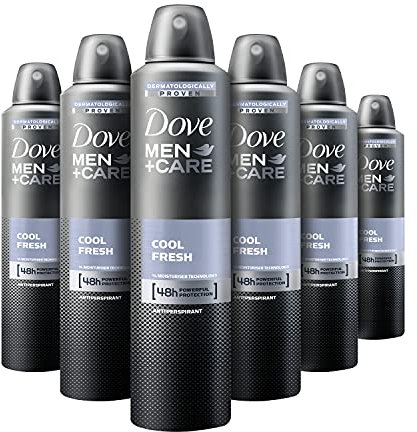 Dove Men+Care DMC Deodorante Spray Uomo Cool Fresh, 6 Pezzi da 250 ml
