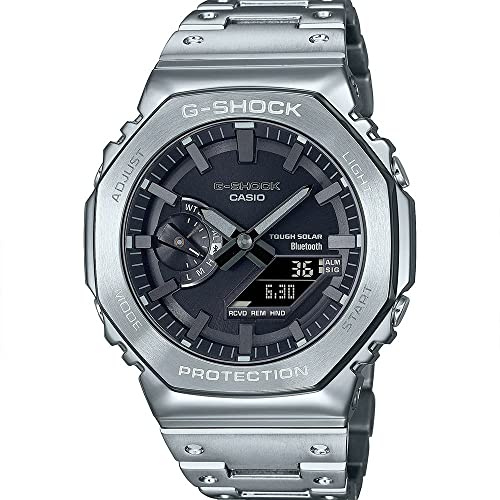 Casio Orologio G-Shock solare GM-B2100D-1AER grigio cassa e bracciale acciaio
