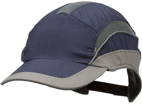 3M™ First Base™ 3 Casquette antiheurt 2031214, Elite, marine/gris, visière standard