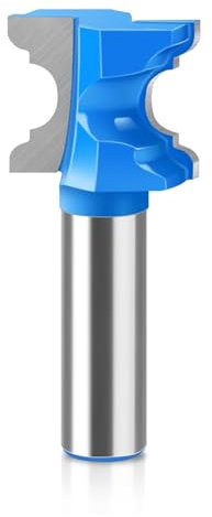 1 pz Punta for fresa for finiture e modanature for mobili, punta for fresa for naso concavo, codolo da 12 mm, 1/2 pollice, pannello for porta dell'armadio, fresa for la lavorazione del legno(12X24mm)