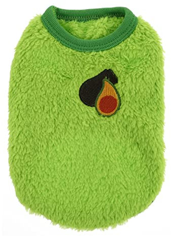 Happyyami 1Stk Hasenweste Meerschweinchen Mantel Welpe Hundemantel mit Mäntel Wurf Hasen Jacke Bunny Jacket Hamster zubehör Kleidung kleines Haustierkostüm Flanellkostüm für Haustiere Green