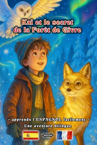 Kai et le secret de la Forêt de Givre – apprends l’ESPAGNOL facilement – Une aventure bilingue pour jeunes et adultes | Français - Espagnol