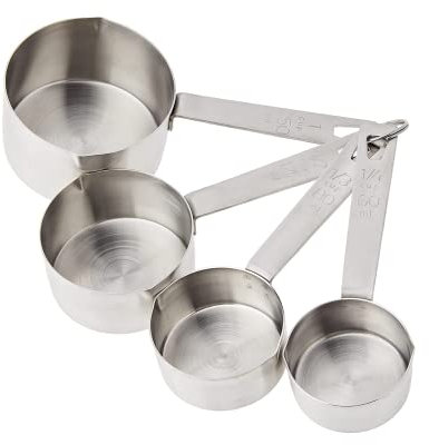 De Buyer Set di 4 misurini da mL 60, 80, 125 e 250, 4827.02