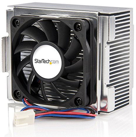 StarTech.com Ventilador Fan Disipador para CPU Procesador Pentium® 4 Socket 478 - Conector TX3 - Ventilador de PC (Enfriador, Procesador, Socket 478, Negro, Aluminio, De plástico, 12V)