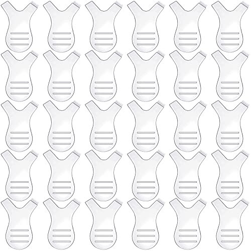 30 Stücke Y Form Wimpern Bürste Dauerwelle Silikon Pfropfen für Wimpern Verlängerung Make Up Tool