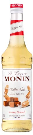 Monin Toffee Nut Syrup 70cl Case of 6, Transparent