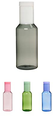 Design Letters Glaskaraffe mit Deckel 1L | Spülmaschinenfest Wasserkaraffe mit deckel zu | Glas Krug Deckel Eistee Krug für hausgemachte Getränke, Eistee