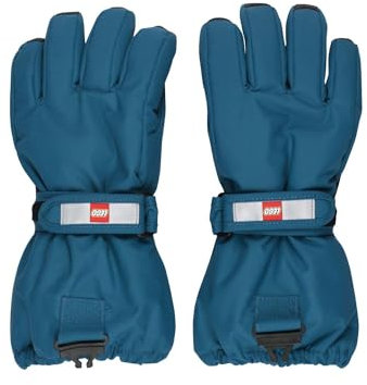 LEGO Unisex LWATLIN 700-GLOVES W/MEM. Fäustlinge, Blue, Regular, 146-152 (11-12Y)