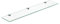 AQUABATOS 60 x 11 cm Glasregale Glasablage Wandregale Wandablage Duschregal Duschablage Bad Regal Badezimmer Regal Badablage Ablageregal aus Einscheiben-Sicherheitsglas ESG 6 mm klar