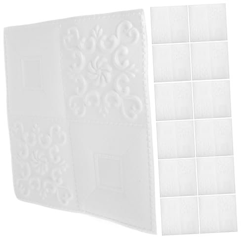 Veemoon 20stücke Abziehbare Deckenfliesen Selbstklebend Ziegelstein-optik Xpe-schaum Für Schlafzimmer Wohnzimmer Küche Einfache Reinigung