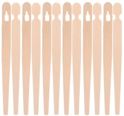 LABRIMP Wooden Bread Tongs 100 Pairs Chopstick Practice Helper Clips for Beginners Disposable Training Chopsticks for Pastry Bread Slices Appetisers Home or Commercial Serving