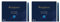 Waterman - 2 Etuis mit 8 Großraum-Tintenpatronen blau, Tinte löschbar.