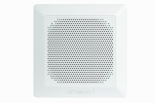 Artsound Waterproof Encastrables DC84 Haut-parleurs multimédia Design carré étanche 100W Blanc