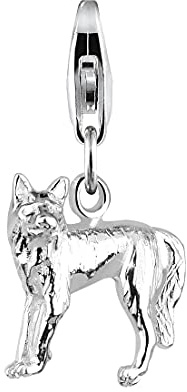 Elli - 0408352311 - Charms - Femme - Argent - 925/1000 - Loup