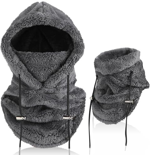 AYPOW Pasamontañas Térmicos de Invierno, Multifuncional Prueba de Viento Cálido Máscara De Esquí, Mascarilla Moto Térmica Forro Polar, Gorro Cálido Invierno para Mujeres Hombres Deportes Aire Libre