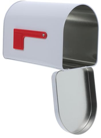 TOPBATHY Boîte aux lettres en tôle - Boîte à bonbons pour enfants - Idée cadeau pour enfants - Boîte aux lettres pour enfants - Boîtes aux lettres pour l'extérieur - Jouet en fer blanc