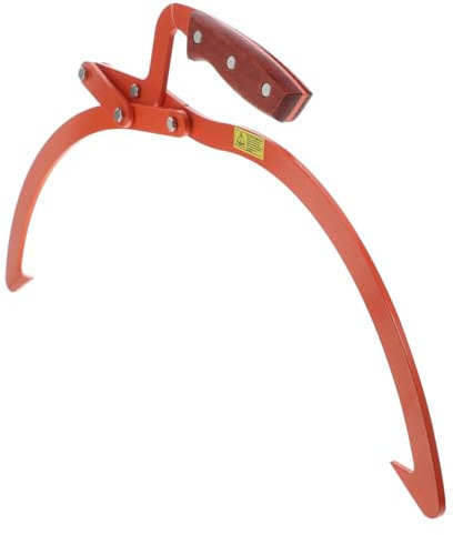 SEWOART Holzziehklaue Aus Legiertem Eisen Zum Greifen Und Tragen Von Baumstämmen Stammziehgreifer Klauen-design Für Stabiles Anheben Und Schleppen