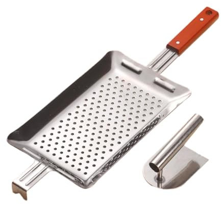 DimyFew Spaetzle Noodle Maker Dumpling Press Cooking Tools Rust Resistant Handheld Spaetzle Press Spaghetti Strainer for Home Cooking, Rectangular