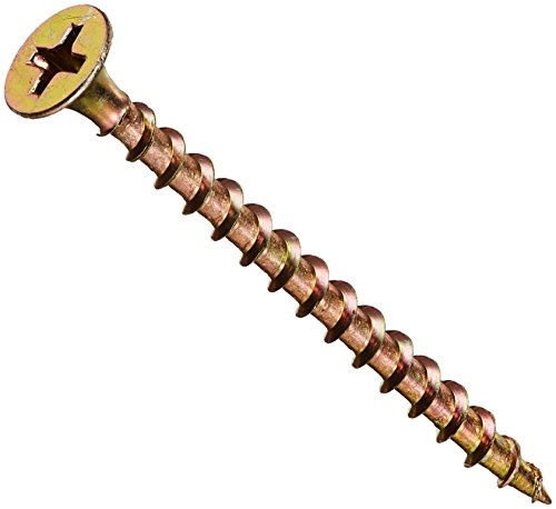 The Hillman Group 47673 6-Inch x 2-Inch All Purpose Wood Screw with Phillips Drive, 1-Pound, Yellow