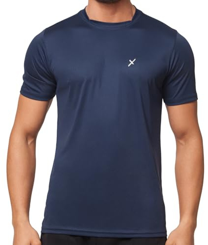 T-Shirts de Sport Fonctionnels pour Hommes - Navy L