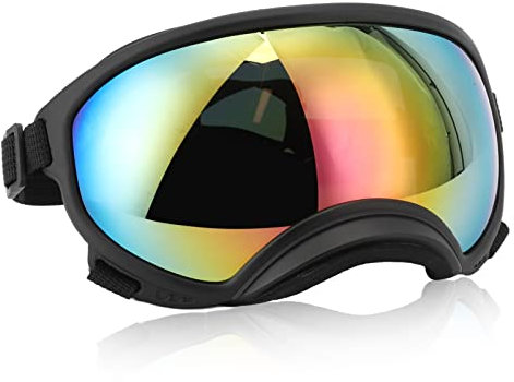 Hunde Sonnenbrille - PC und TPU Mit Elastischem Rahmen Hundebrille für Hunde