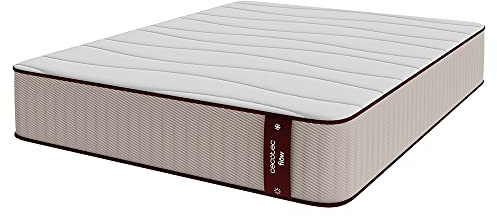 Cecotec Matelas Flow 6900 Hybrid 90x200 Multi-Couche, Springcore et Viscoélastique Viscocare, Hauteur 28 cm, Ferme Moyen, séparatemuv et Souffle