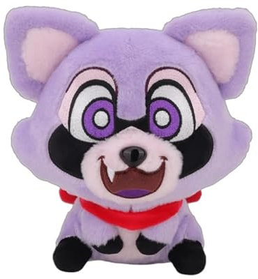 Kouipoie Rambley Plüschtiere, Indigo Parks Plush Kusheltiere für Kinder, Niedliche lila Waschbär Kuscheltiere, Spielzeug, Geburtstags oder Feriengeschenke für Jungen und Mädchen 5 6 7+ Jahre alt. (A)