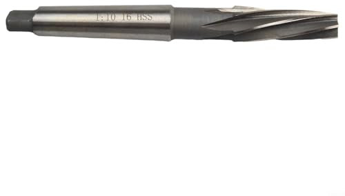 Alésoir manuel en alliage d'acier HSS - Outil CNC manuel - Plusieurs tailles - Tige conique (16 mm)