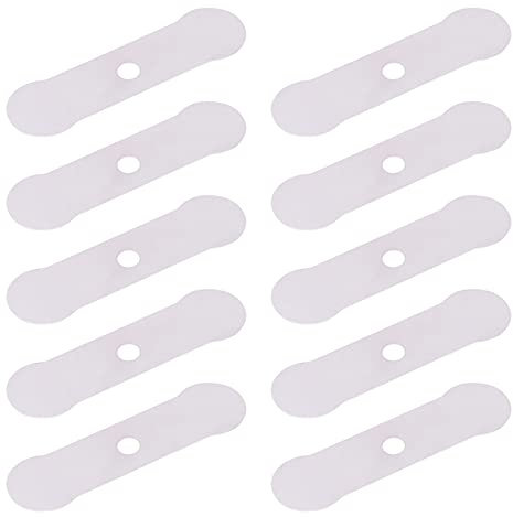Fdit Stupide Klepplaat Bundel 10 Pc Les Accessoires en Aluminium Remplacent un Faible Bruit pour une Utilisation à Long Terme (Plaque de valve longue 14 * 50 mm)