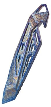 Prybar Outil multifonction en métal pour l'extérieur avec décapsuleur, pied de biche pour camping, survie, équipement de camping, brise-vitre