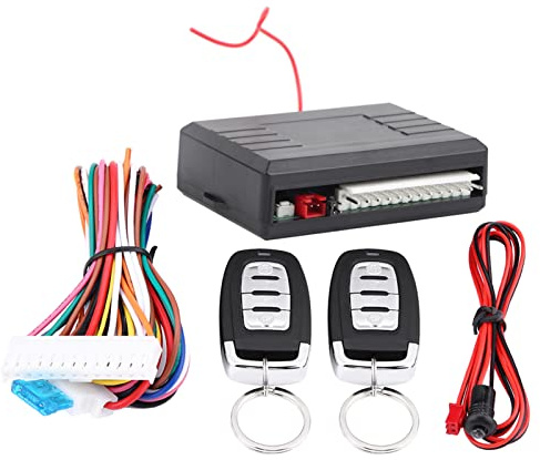 Yctze de Entrada sin Llave para Automóvil de Cierre Centralizado Remoto Kit de Control Remoto de Entrada sin Llave Cerradura de Puerta Universal de 12 V Liberación del Maletero 2