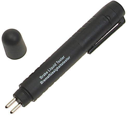 Elektronische Bremsflüssigkeitstester mit LED Bremsflüssigkeitsprüfer Wassergehalt Tester Prüfer für DOT3, DOT4, DOT5