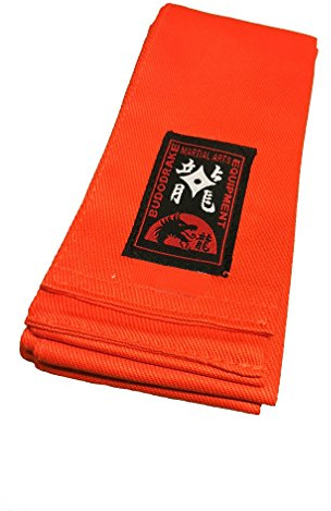 Budodrake Kung-Fu Schärpe Baumwolle orange