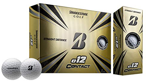 Bridgestone Golf e12 Contact White Golf Balls, 12 pack