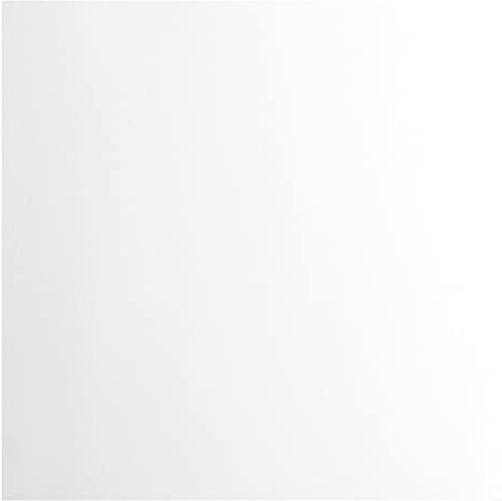 Florens Cardstock slät – färgade korttillbehör 30 x 30 cm – 20 ark – färgat papper för scrapbooking, korttillverkning, stansning och pappershantverk – 216 GSM – vit