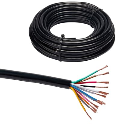 BEIJISTAR 2 Metros 13x0,5mm² Vehículo Cable Redondo, 12V 24V Cable Remolque de 13 Hilos, para Caravana Camión RV Remolque