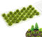 WUSJCOF Touffes d'herbe statiques, 32 pièces, Plantes Modélisme, Herbe Statique Tufts, Fausse Herbe Décoration pour Maquette, Modélisation Ferroviaire, Diorama, Bureau (Vert Sauvage)