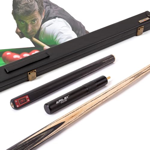 Winsport Queue Snooker Ronnie O'Sullivan Limited Jubilee Edition - Set da 3 pezzi, 145 cm, con estensione e valigia, professionale Snooker-Cue del Campione del Mondo 7 volte