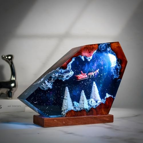 Drawelry 3D Meer Wal Hai Harz Nachtlichter Unterwasser Ornamente (E10)