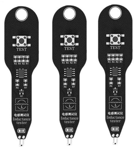 3 Pezzi Tester Bobina Scheda Madre Induttore, Rilevatore Di Induttanza Per Bobine Di Schede Madri, Tester Per Induttori Di Circuiti Per Schede Madri, Per Il Test Dei Componenti