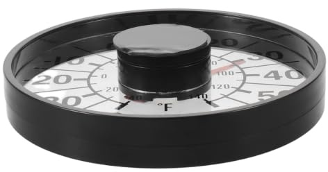 LIGHTAOTAO Rund Fönstertermometer för Inomhus och Utomhus - Klarskiva Hög Precision Självhäftande Snabbt för Barnrum och Växthus