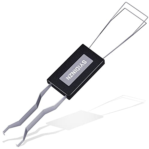 Extractor de Teclas de Acero Inoxidable, Herramienta de extracción de Teclas para Teclado mecánico, Herramientas de fijación