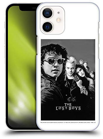 Head Case Designs Officially Licensed The Lost Boys Poster Black And White Characters Hard Back Case Compatible With Apple iPhone 12 Mini