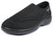 Aerosoft Reha-Halbschuh Stretch 17 Damen Herren Weite G-H Klettverschluss rutschhemmend (schwarz, Numeric_44)
